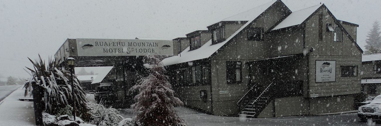 Ruapehu Motel in Snow